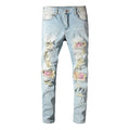 Pink Bandana Jeans