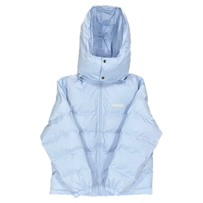 NIGHTSHIFT PUFFER HOOD - ICE BLUE