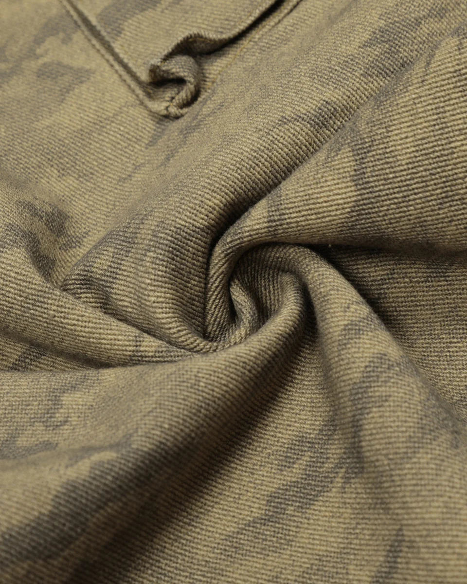 KHAKI CAMO BAGGY JEANS