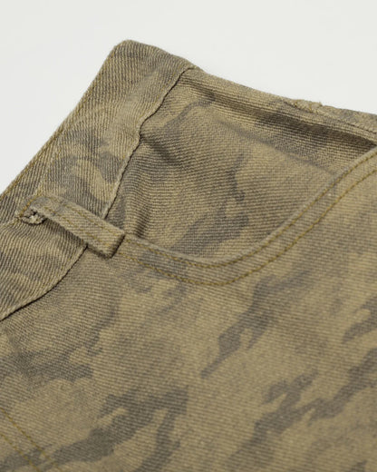 KHAKI CAMO BAGGY JEANS