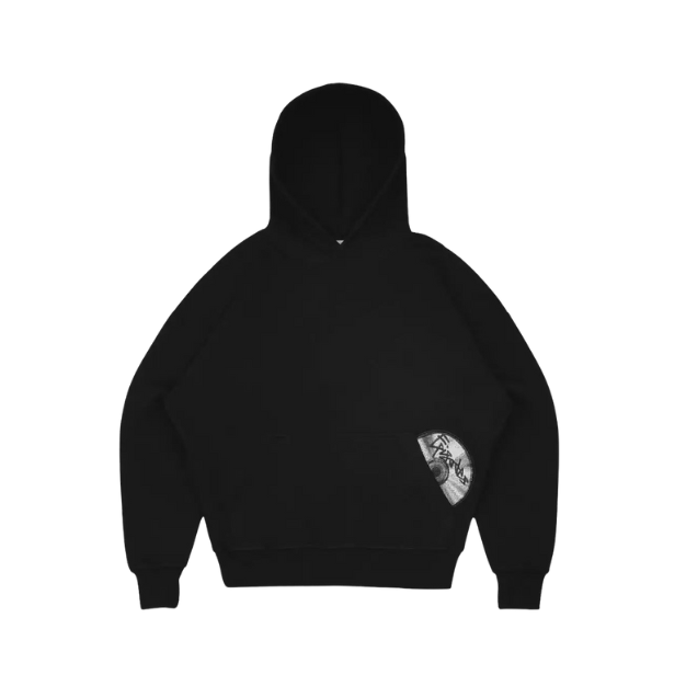 Losing Disk Black Hoodie
