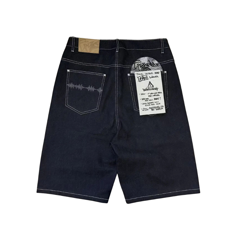 Losing Disk Shorts Jeans