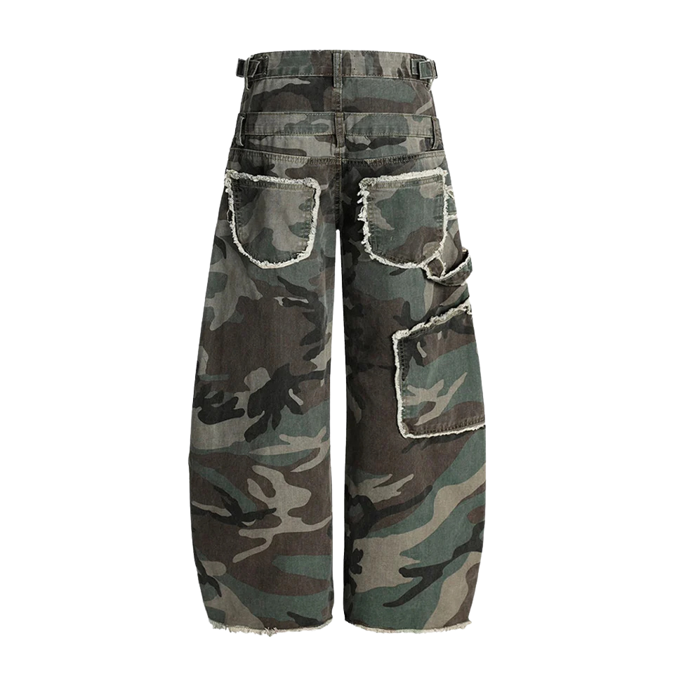 MILITARY CAMO BAGGY JEANS