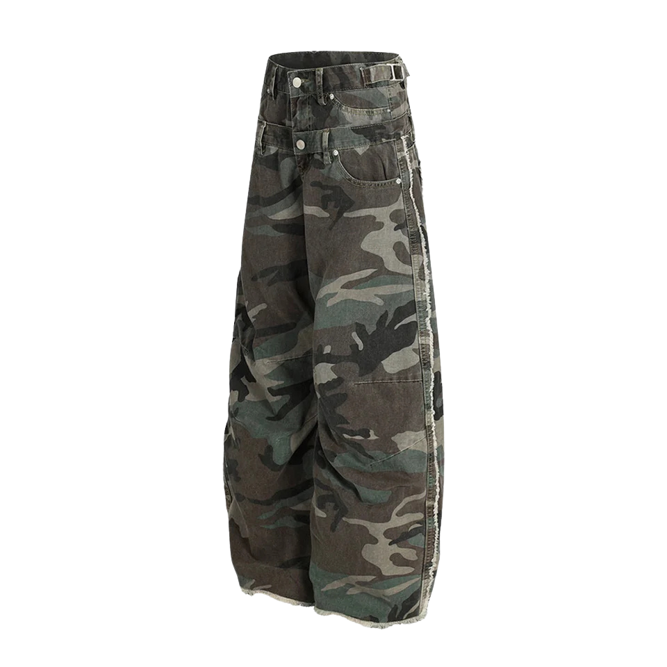 MILITARY CAMO BAGGY JEANS