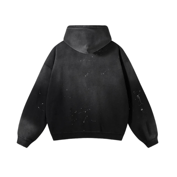 Midnight Ripped Fade Hoodie