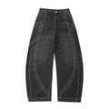 Multiple Rinestone Stripes Jeans