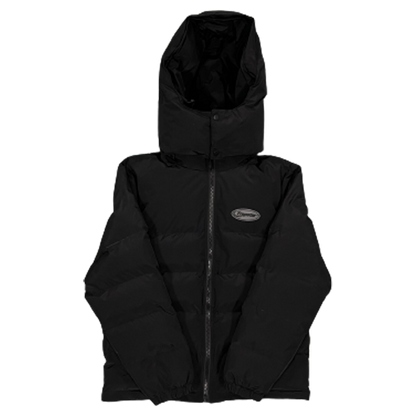 NIGHTSHIFT PUFFER HOOD - BLACK