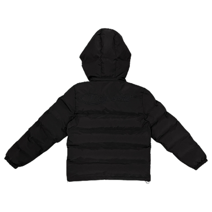 NIGHTSHIFT PUFFER HOOD - BLACK