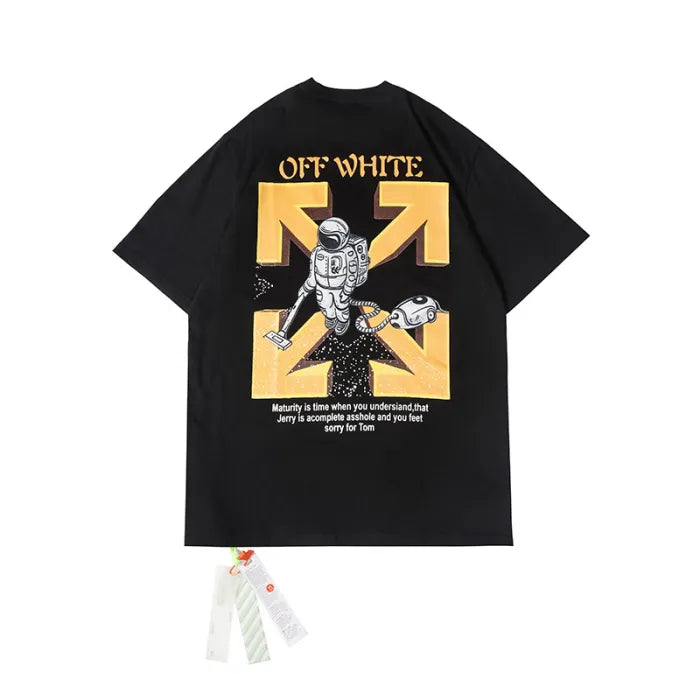 OFF WHITE SHIRT - CLEANING ASTRONAUT