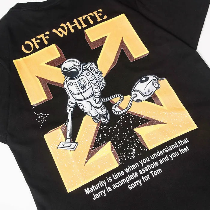 OFF WHITE SHIRT - CLEANING ASTRONAUT