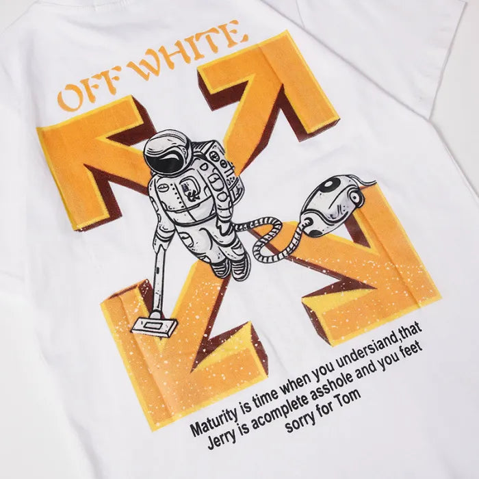 OFF WHITE SHIRT - CLEANING ASTRONAUT