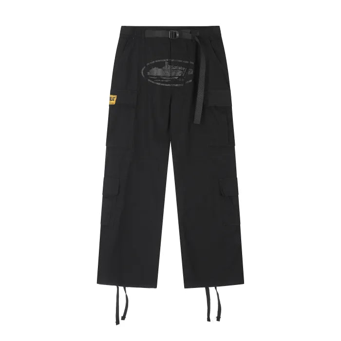 PANTALONI CORTEIZ – CLASSIC LOGO TOTAL BLACK