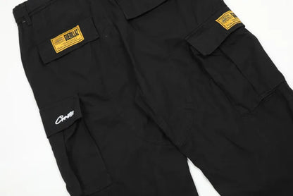 PANTALONI CORTEIZ – CLASSIC LOGO TOTAL BLACK