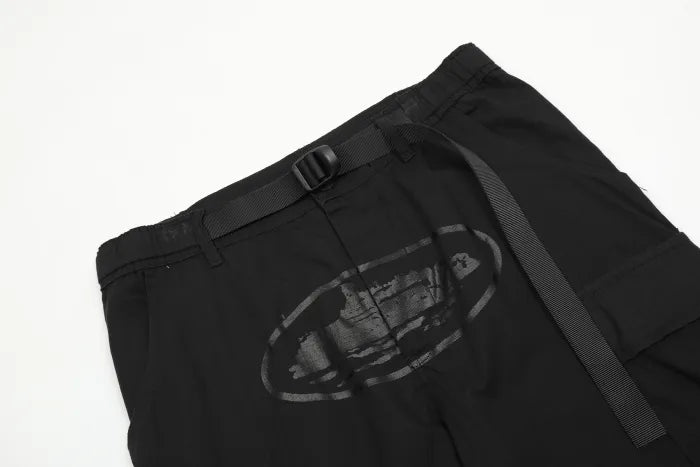 PANTALONI CORTEIZ – CLASSIC LOGO TOTAL BLACK