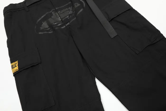 PANTALONI CORTEIZ – CLASSIC LOGO TOTAL BLACK