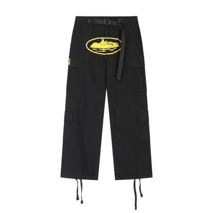 PANTALONI CORTEIZ – CLASSIC LOGO YELLOW