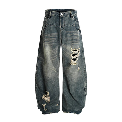 PLUCK BLUE BAGGY JEANS