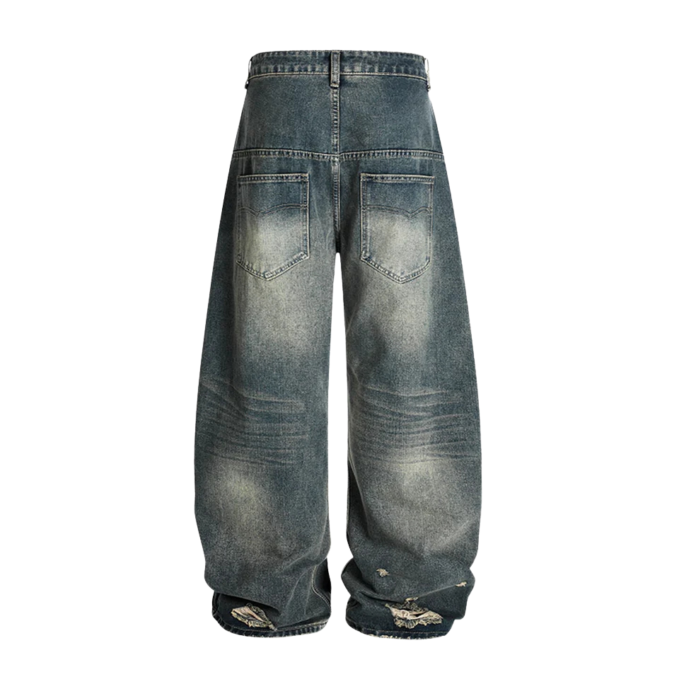 PLUCK BLUE BAGGY JEANS