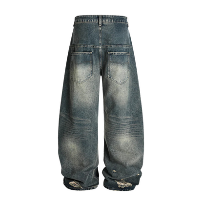 PLUCK BLUE BAGGY JEANS