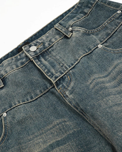 PLUCK BLUE BAGGY JEANS