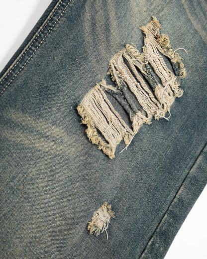 PLUCK BLUE BAGGY JEANS