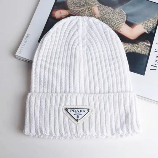 PRADA BEANIE - WHITE