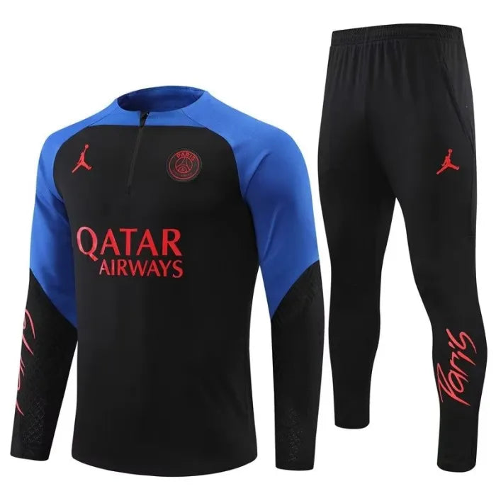 PSG - QATAR AIRWAYS BLACK BLUE