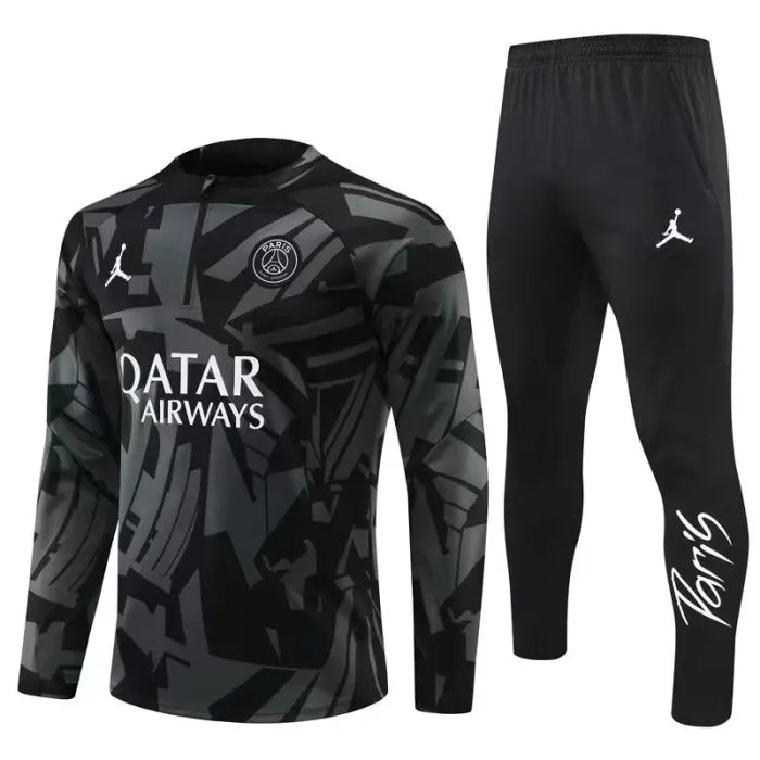 PSG - QATAR AIRWAYS GRAY BLACK