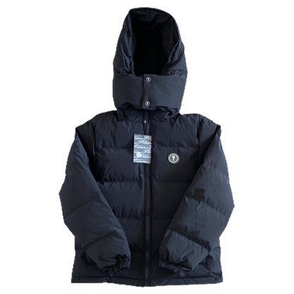 DETACHABLE HOOD PUFFER – BLACK