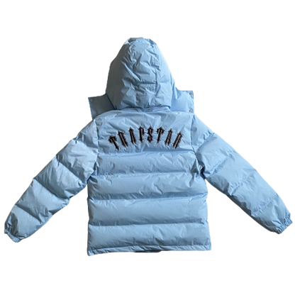 PUFFER DETACHABLE HOOD – ICE BLUE