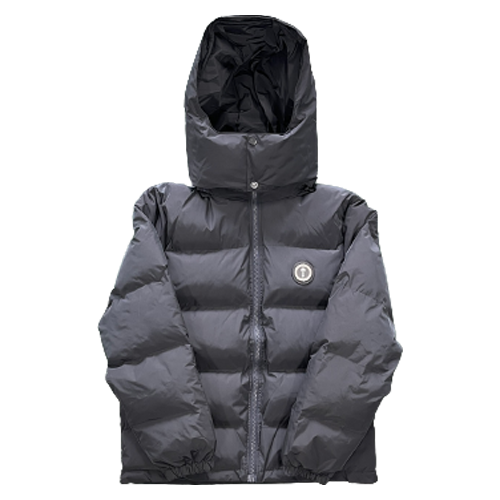 PUFFER DETACHABLE HOOD – STONE