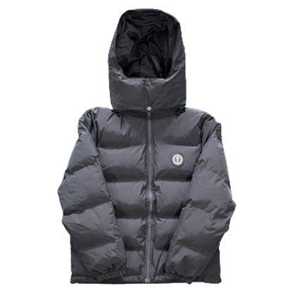 PUFFER DETACHABLE HOOD – STONE