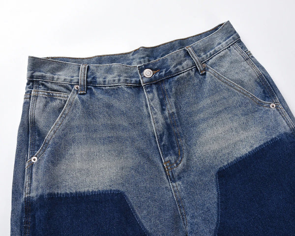 Patch Shorts Jeans