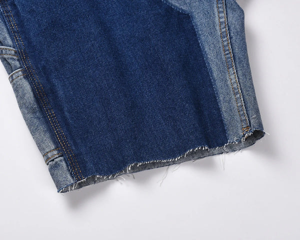 Patch Shorts Jeans