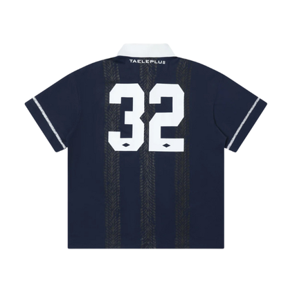 Push Blue Polo T-Shirt