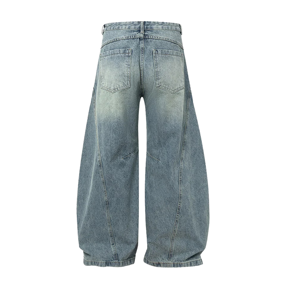 RIPPED ACID BAGGY JEANS