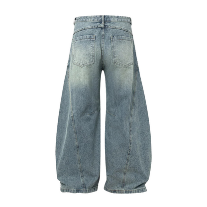 RIPPED ACID BAGGY JEANS