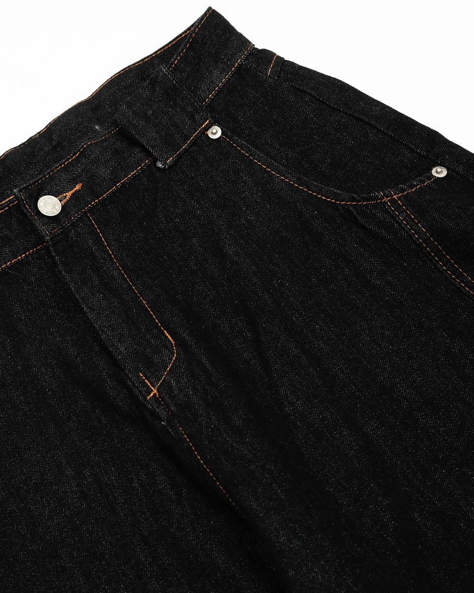 ROPES BLACK BAGGY JEANS