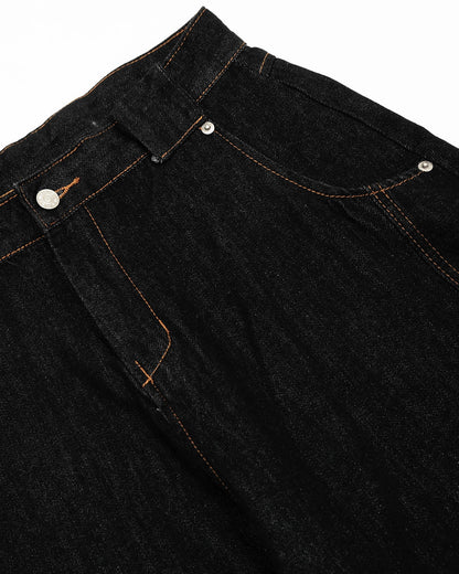 ROPES BLACK BAGGY JEANS
