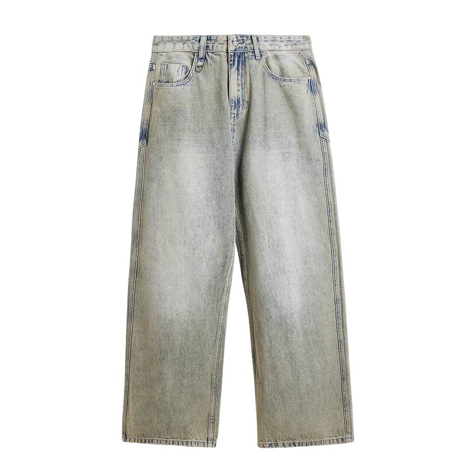 ROW CREAM BAGGY JEANS