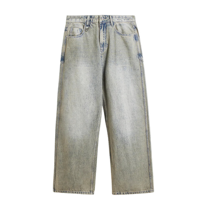 ROW CREAM BAGGY JEANS