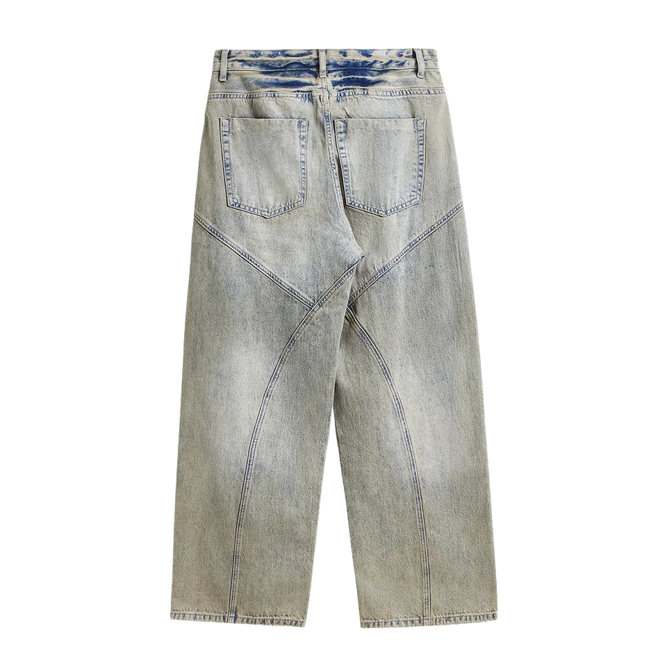ROW CREAM BAGGY JEANS