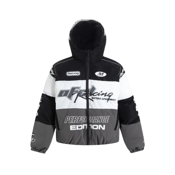 Racing Graphic Puffer Jacket