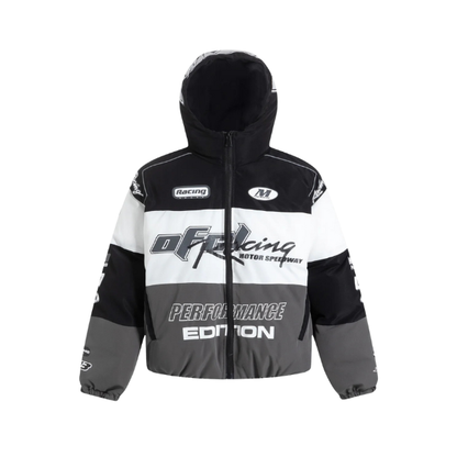 Racing Graphic Puffer Jacket