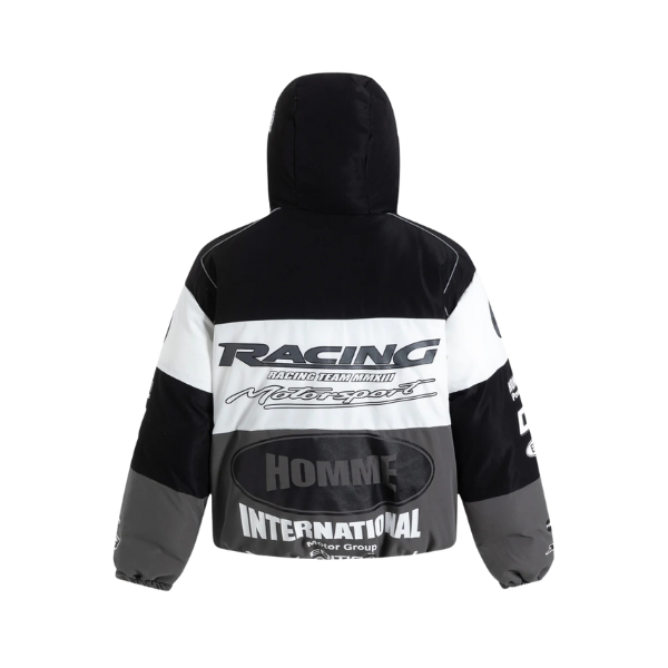 Racing Graphic Puffer Jacket