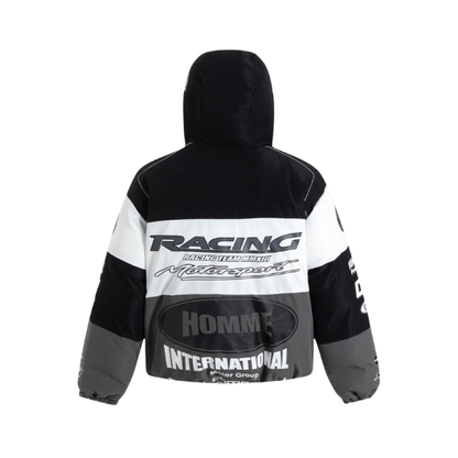 Racing Graphic Puffer Jacket