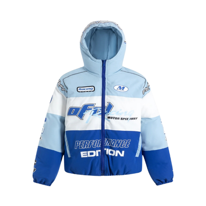 Racing Graphic Puffer Jacket