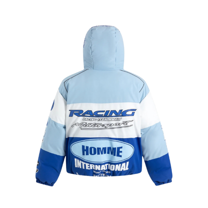 Racing Graphic Puffer Jacket