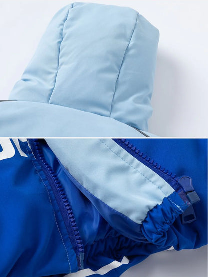 Racing Graphic Puffer Jacket