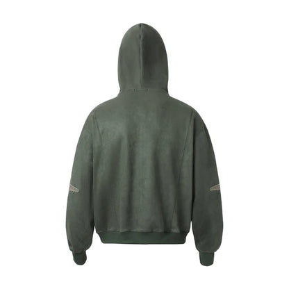 Rigged Crop Hoodie